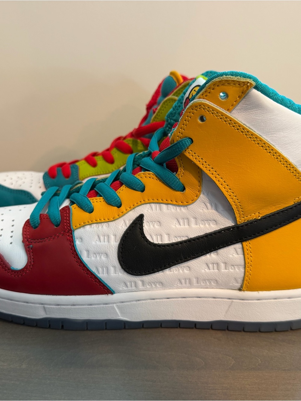Nike froSkate x Nike Dunk High SB ‘All Love No Hate’ DH7778 100